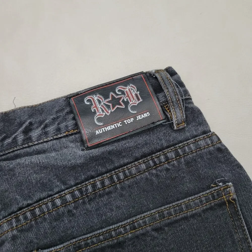 Vintage R&B Jeans 32x32 Baggy Wide Leg Carpenter Denim Y2K 90s Skate Grunge